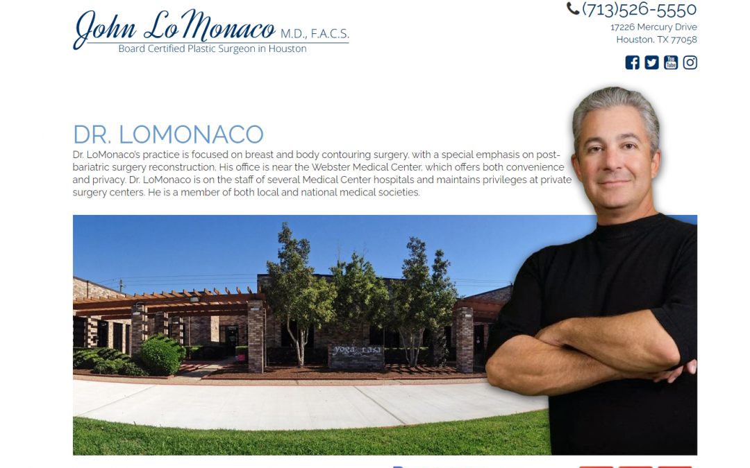 John LoMonaco M.D. F.A.C.S. – White Inc. Consult